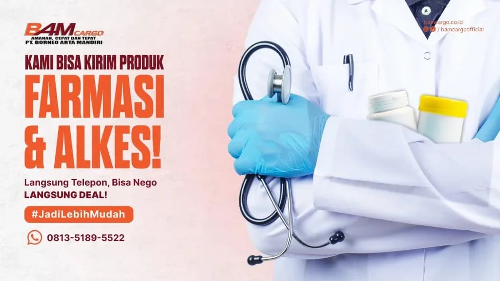 Kirim alat kesehatan? BAMCargo aja!